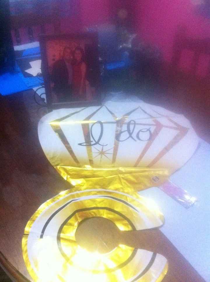 Globos para mi pedida de mano - 2