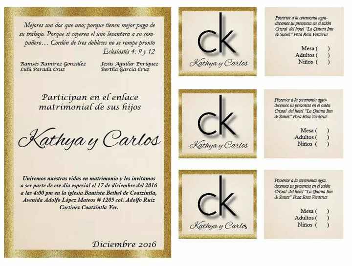 Compartan sus invitaciones !!! - 2