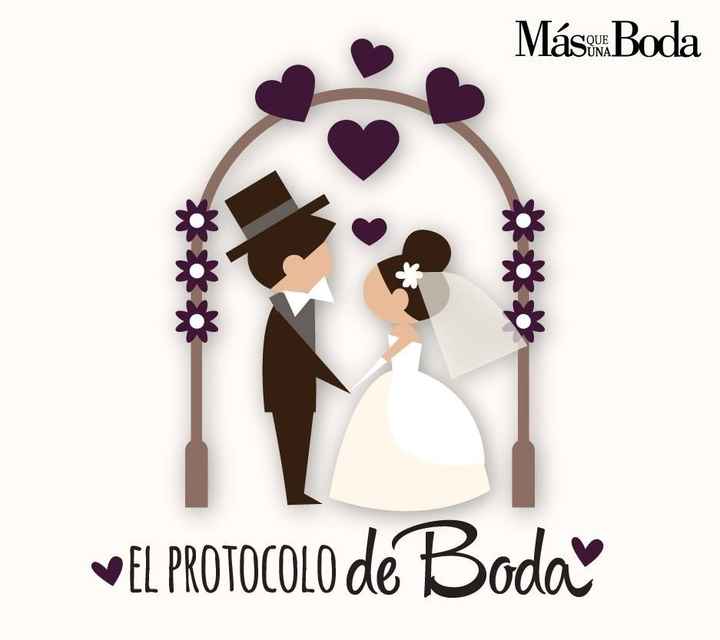 Protocolo de boda según internet - 1