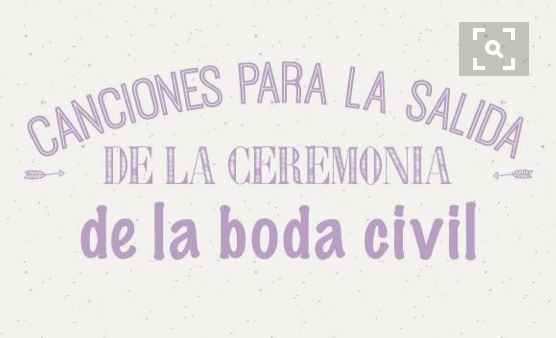 Lista de canciones para tu ceremonia civil - 1