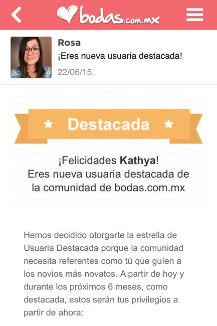 Feliz, nueva usuaria destacada !!! - 1