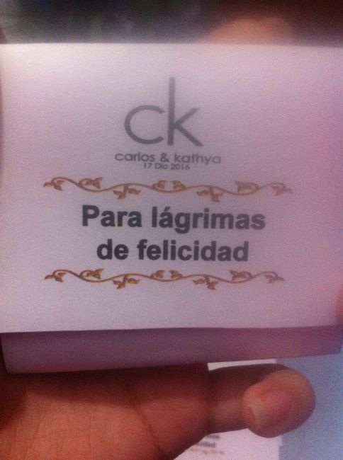 Mis sobres para lágrimas de felicidad - 2