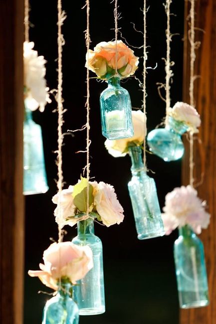 Flores colgantes para boda, tendencias 2016 - 7