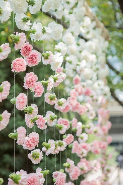 Flores colgantes para boda, tendencias 2016 - 14