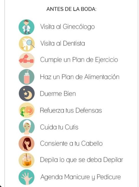 Plan de salud y belleza para novias - 2