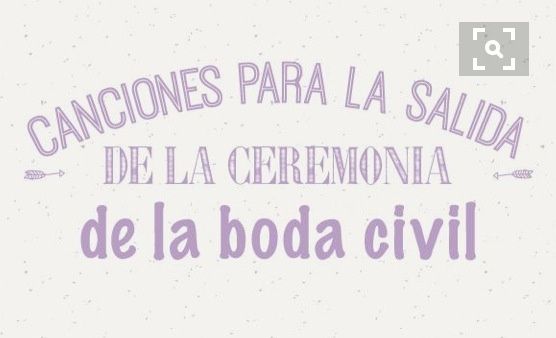 Lista de canciones para tu ceremonia civil - 1