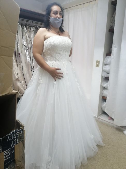 ¿Cuántas ⭐ le das a este vestido de novia?🎁 - 1