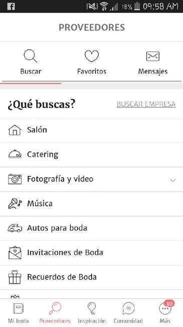 ¿cómo puedo ver los proveedores a los que les he enviado mensaje? - 1