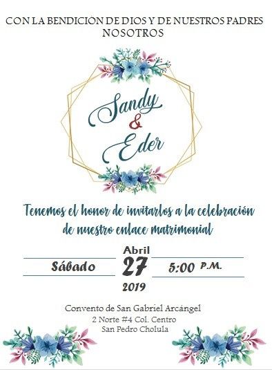 invitación para amigos
