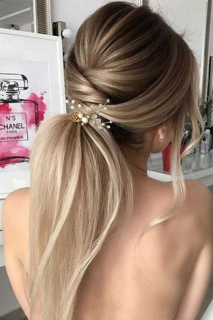 Peinados para las novias de pelo largo 14