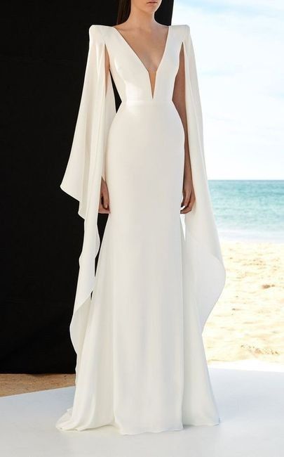 Inspiración: vestidos de novia, evasé, recto y trompeta 32