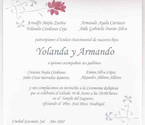 texto invitacion