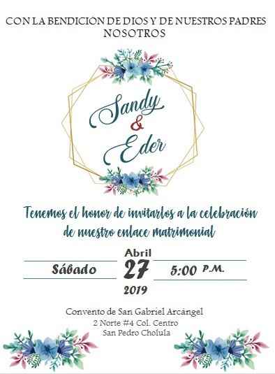invitación para amigos