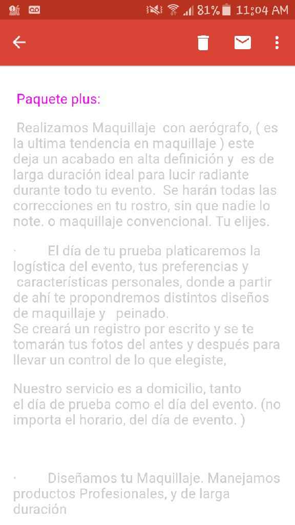 Maquillaje costos - 1