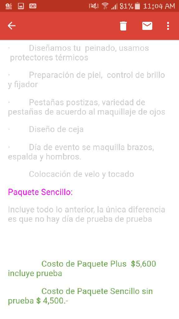 Maquillaje costos - 2