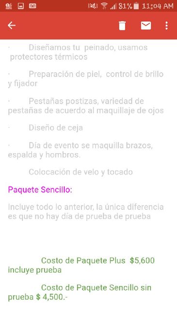 Maquillaje costos - 2