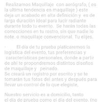 Maquillaje costos - 1