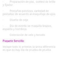 Maquillaje costos - 2