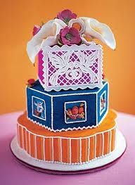 Pastel decoración mexicana