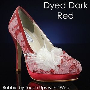 Zapatos rojos encaje