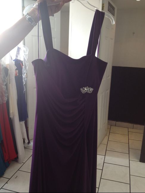 Vestido damas morado!!!!