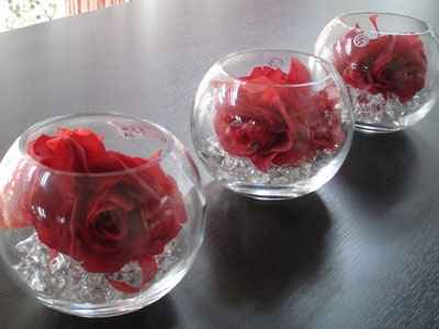 Rosas y cristales