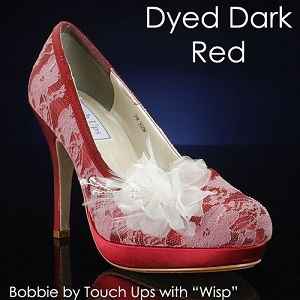 Zapatos rojos encaje