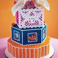 Pastel decoración mexicana