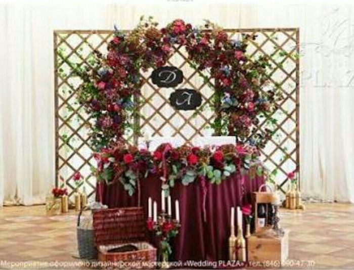  Inspiración boda color vino - 1