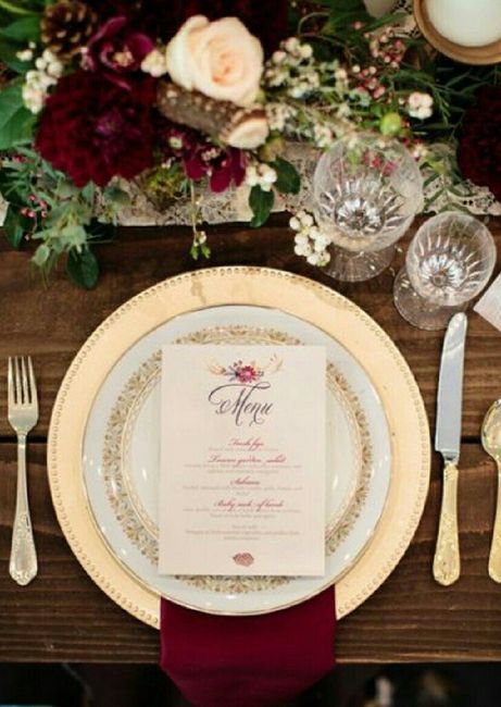  Inspiración boda color vino - 6