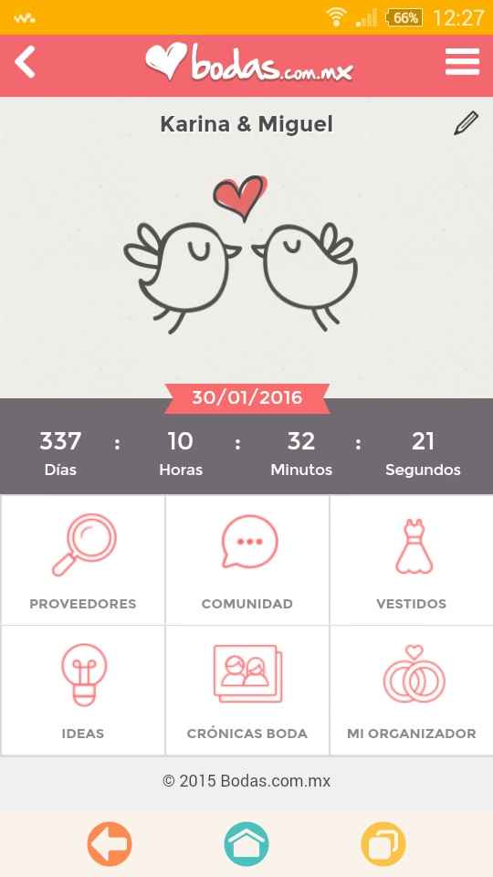 Mi contador de boda... cómo va el suyo brides & grooms?? - 1