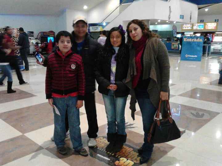 en familia