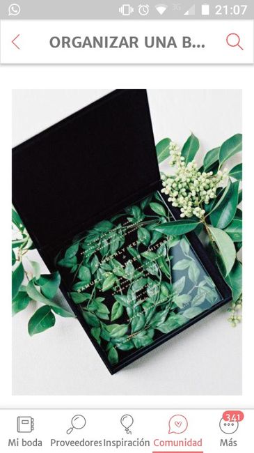 Invitaciones en acrílico 🌿🌫 2