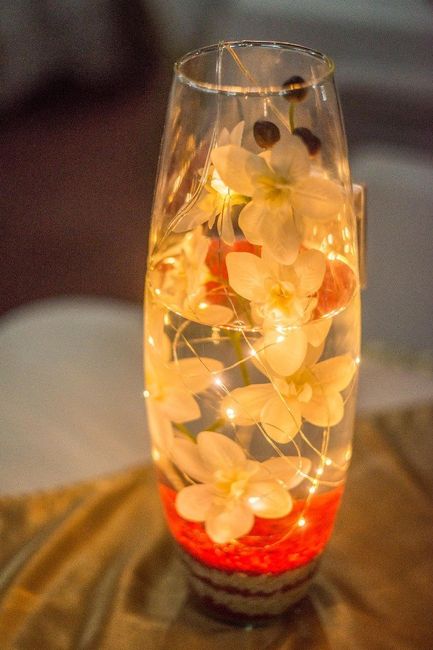 Centros de Mesa ¿flores naturales o árboles de Luces? - 1