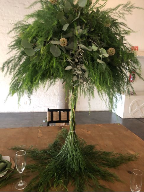 Invitaciones y centros de mesa 🌿🍃 3