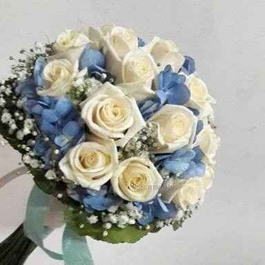 Ramo de la novia con flores azules?? - 1