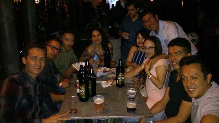 Enfiestados en La Cerve