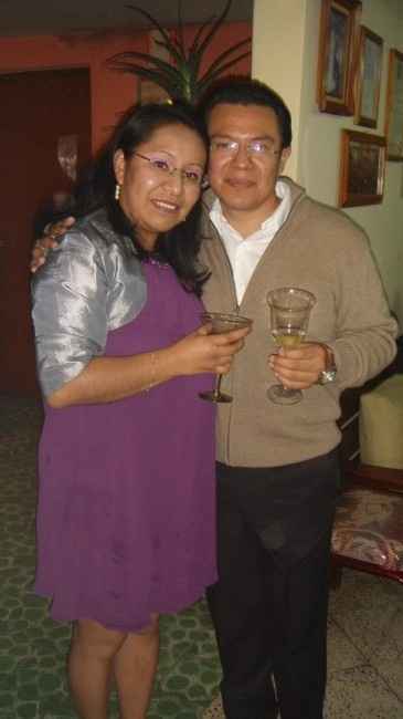 los felices novios!!