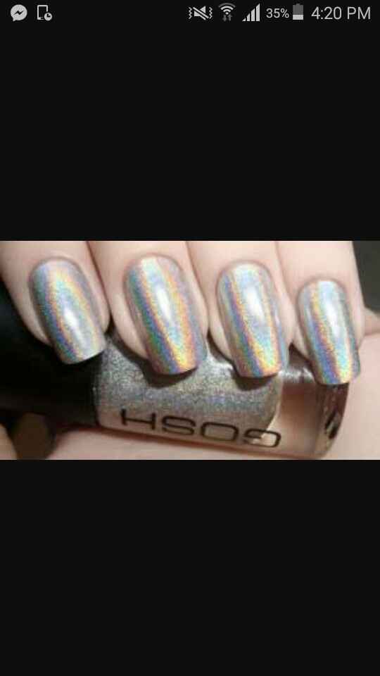 Uñas efecto holograma 💅 - 2