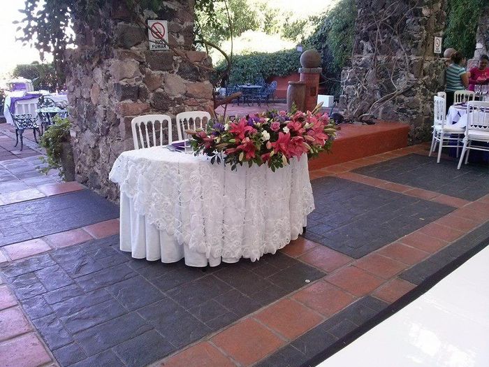 mesa de novios