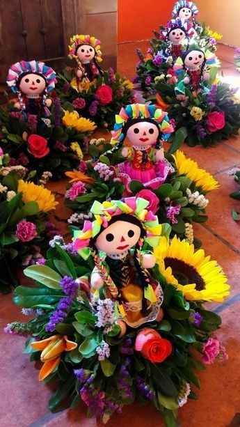 Decoración con flores mexicanas - 1