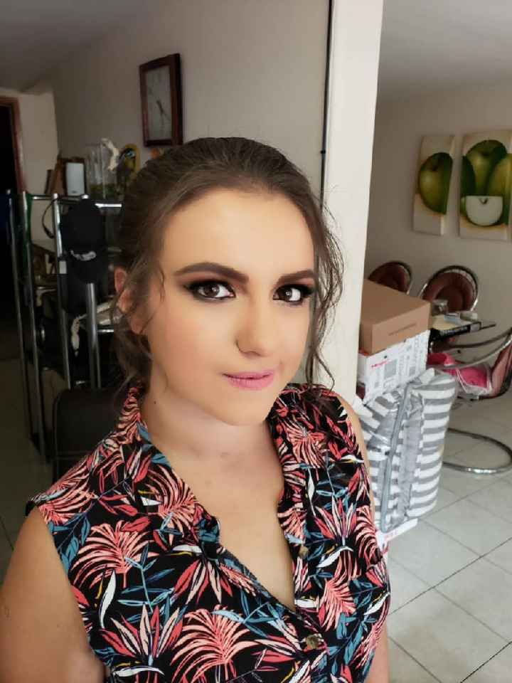 Prueba de peinado y maquillaje ✔ - 1