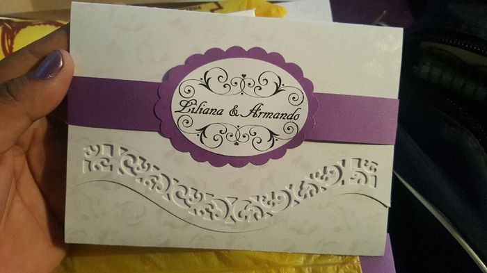 Listas y entregadas! mis invitaciones - 1