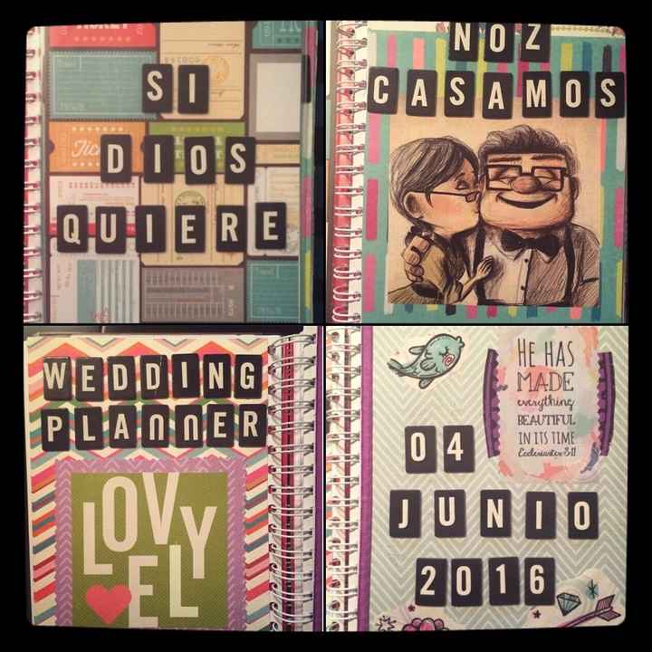 Agenda de boda diy - 1
