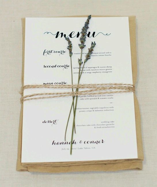 Menu impreso y programa - 2