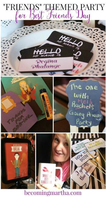 friends tv show themed bridal shower
