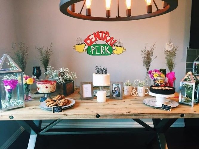 friends tv show themed bridal shower