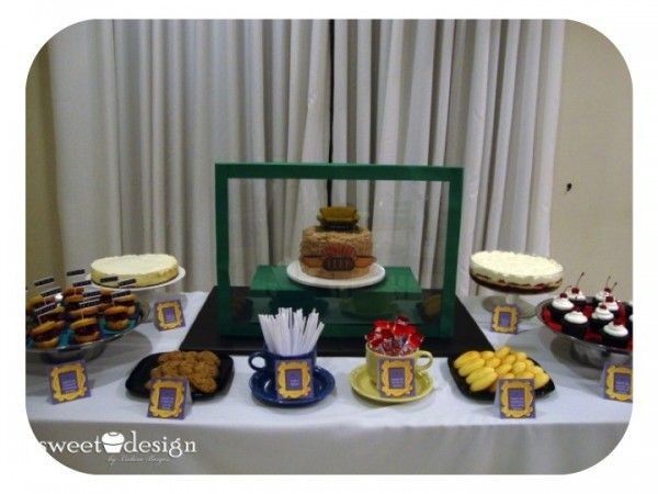 friends tv show themed bridal shower