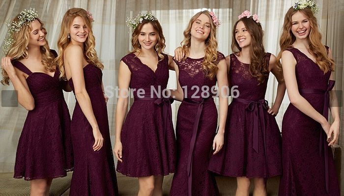Damas color burgundy 15