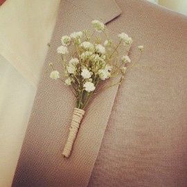 boutonniere baby's breath 10